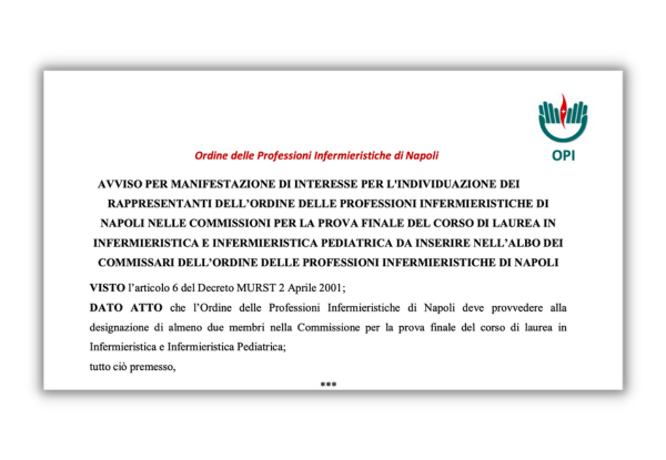 Clicca per accedere all'articolo Estrazione dei Rappresentanti dell’Ordine in seno alle Commissioni di Laurea